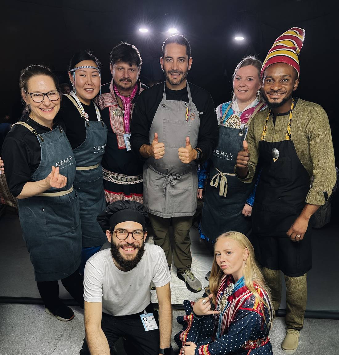 Bocavaldivia chefs and collaborators together in the kitchen